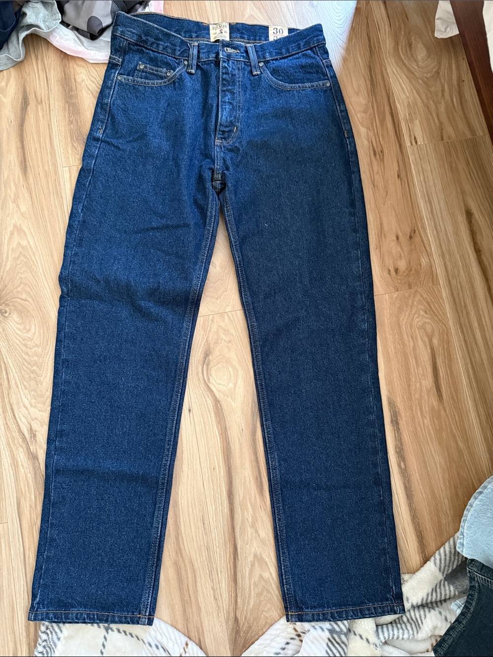 RedHead Men's Straight-Leg Jeans in Deep Blue Denim